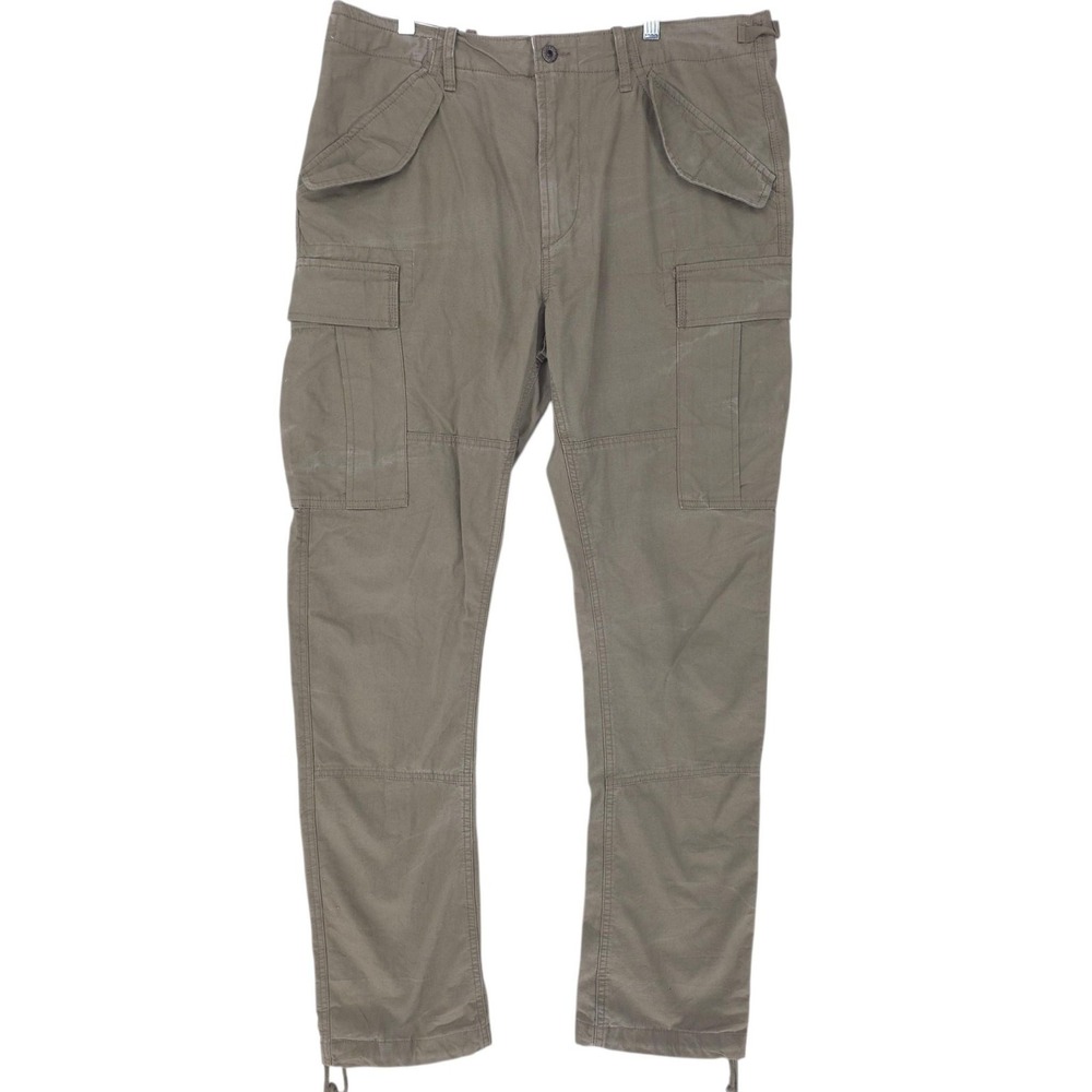 Polo Ralph Lauren Pants Mens 34x31 Green Surplus Cargo Military Utility Canvas